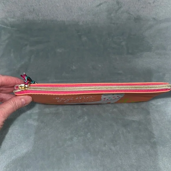 Orange Llama Cosmetic Bag - Picture 9 of 14